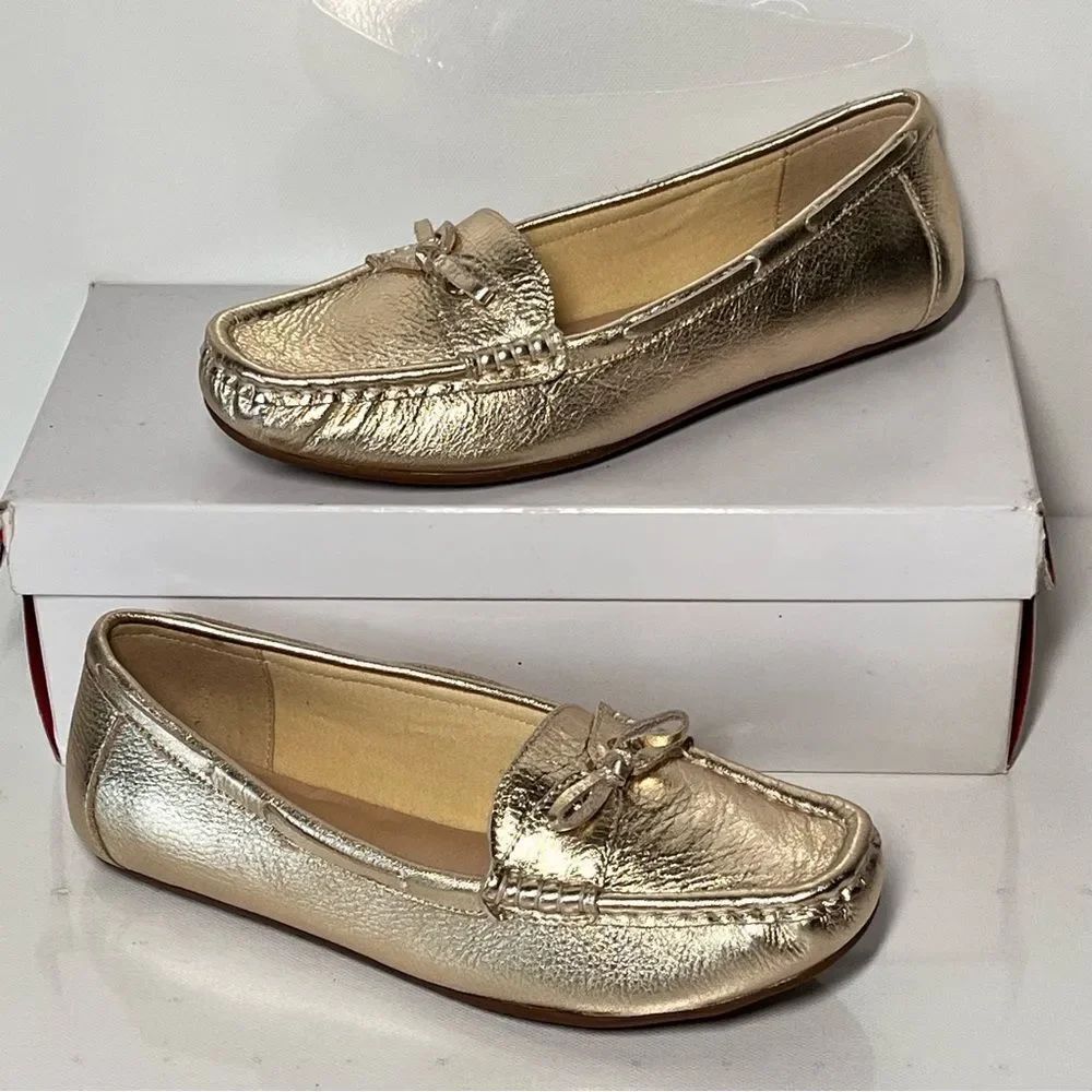 Isaac Mizrahi Leather Moccasins